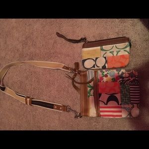 COACH PURSE AND WALLET COMBO